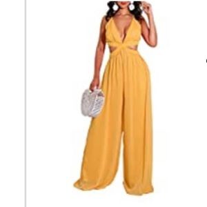 Wide Leg Elegant Jumpsuit